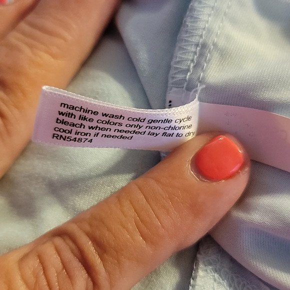 The Limited Light blue top cap sleeve - Picture 5 of 6